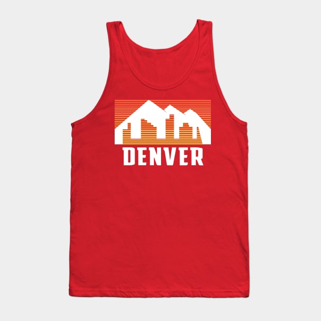 Denver Basketball Tank Top by slawisa